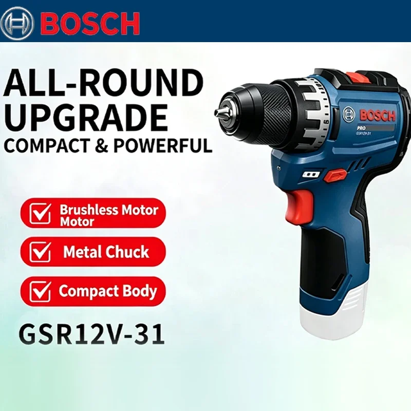 Home Improvement In - Bosch GSR 12V-31 Brushless Electric Drill
