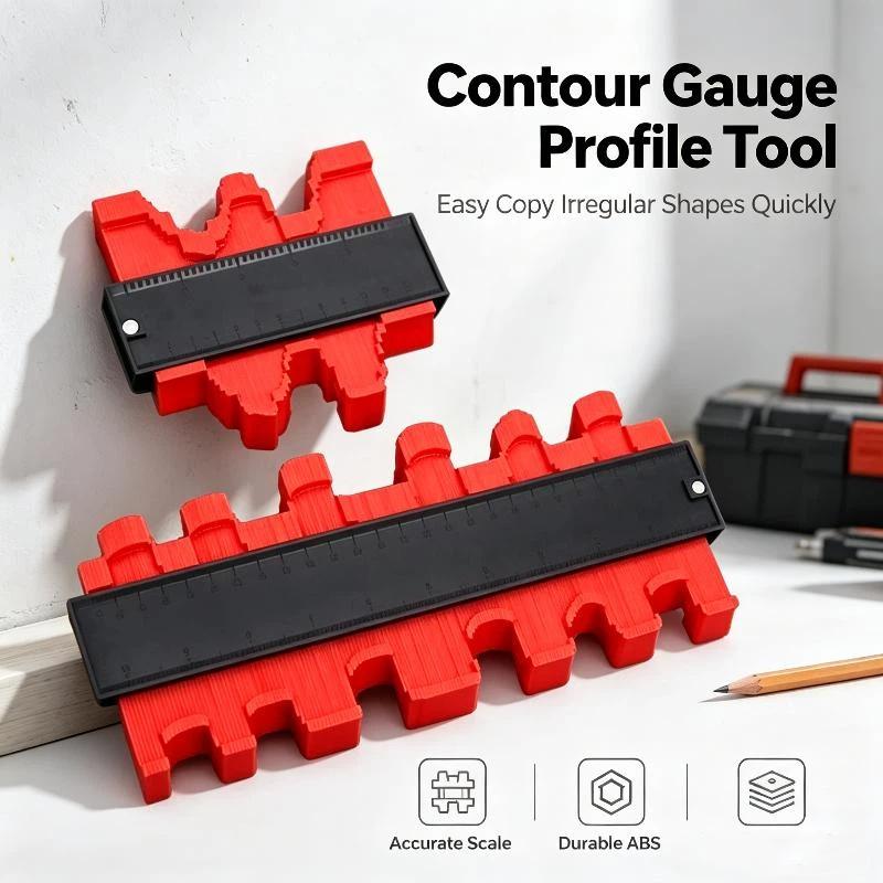 Home Improvement In - Profile Contour Gauge Non-toxic ABS Material