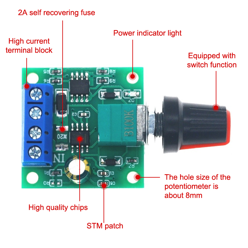 1Pcs Adjustable Speed DC Motor - đánh giá và giá Home Improvement In