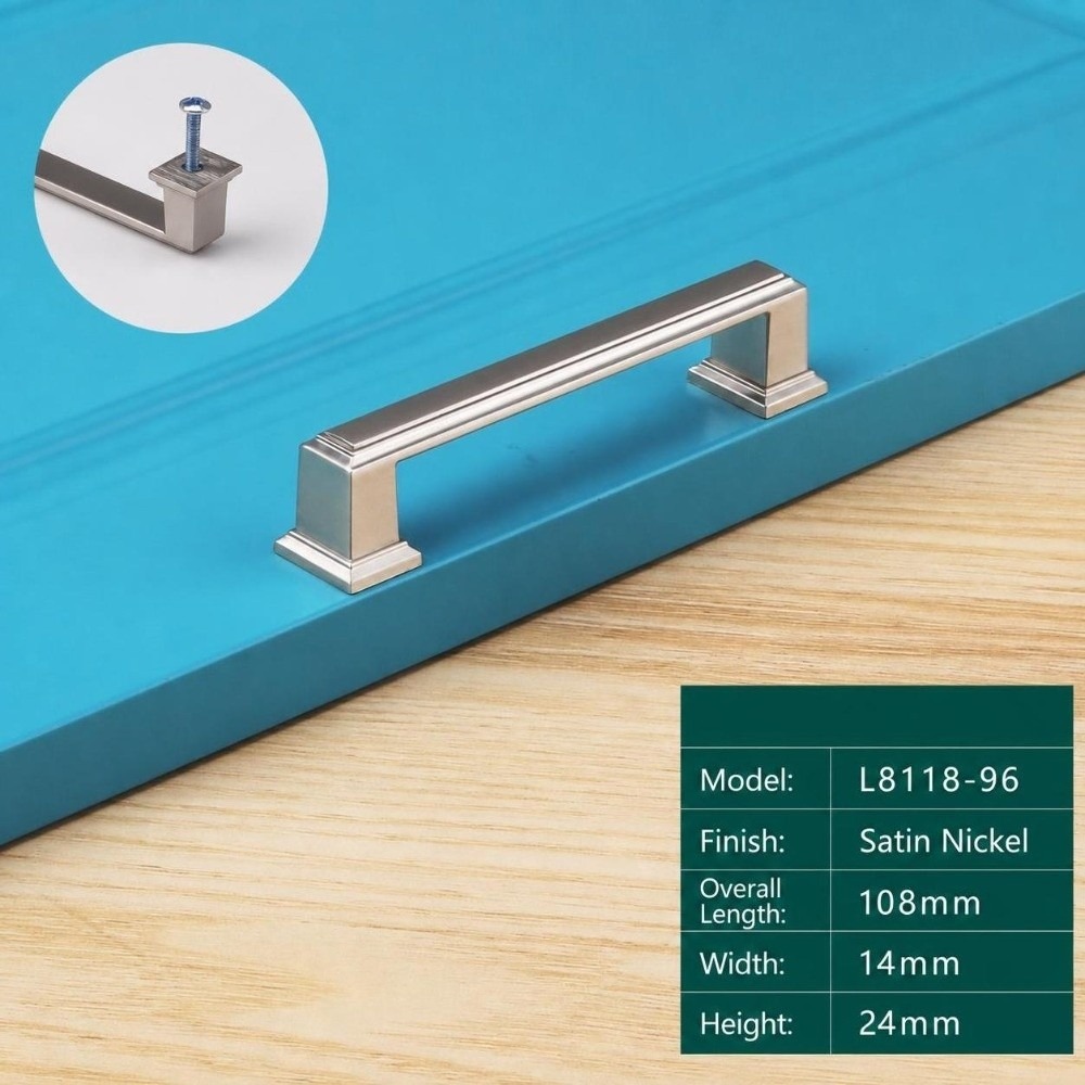 Minimalist Zinc Alloy Cabinet  - đánh giá và giá Cabinet Handle Pull