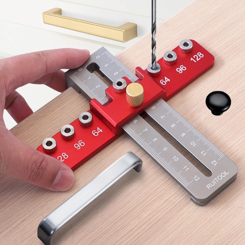 Drill Guide Punch Locator Temp - đánh giá và giá Cabinet Handle Pull