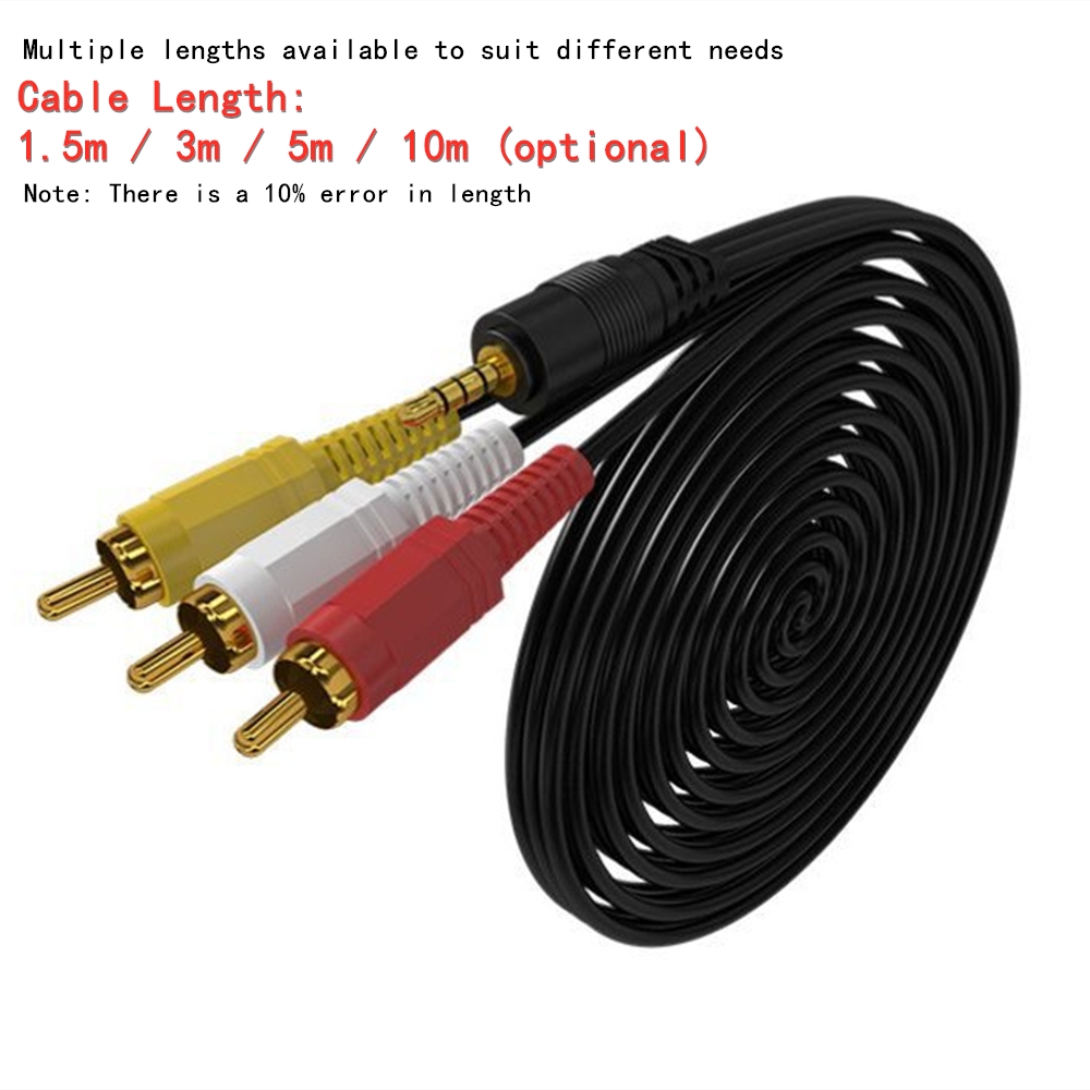 3.5mm to 3 RCA Audio Video Cab - đánh giá và giá Home Improvement Videos