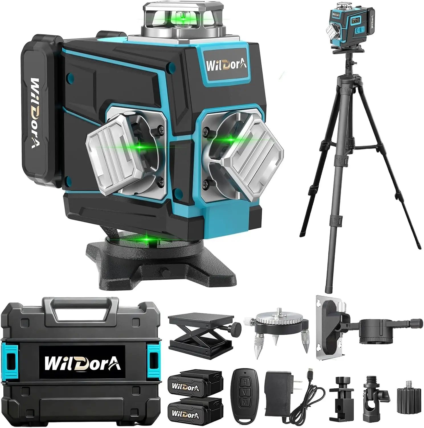 Laser Level with Tripod, 4x360 - đánh giá và giá Level Laser Line
