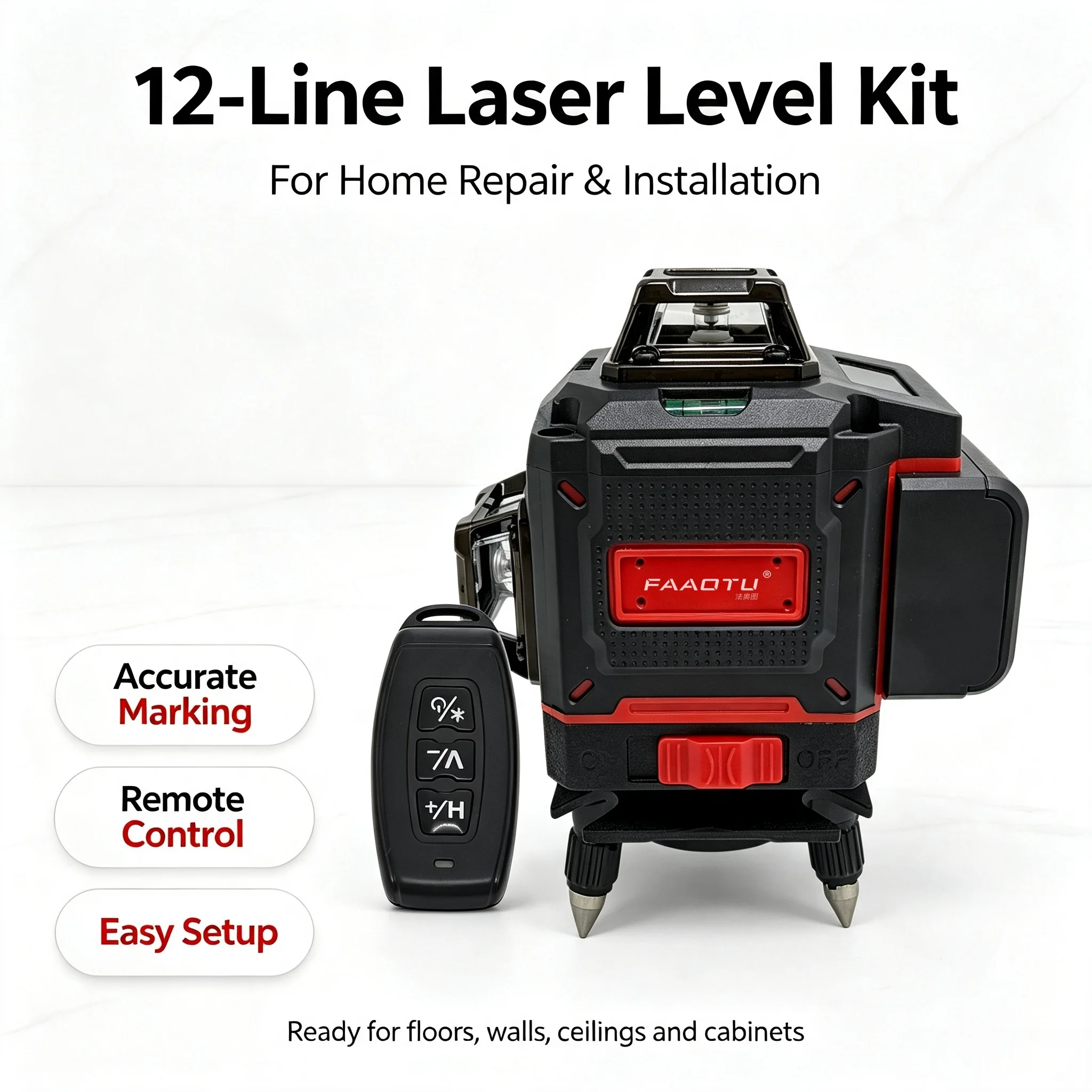 FAAOTU Digital 360-Degree Cros - đánh giá và giá Level Laser Line