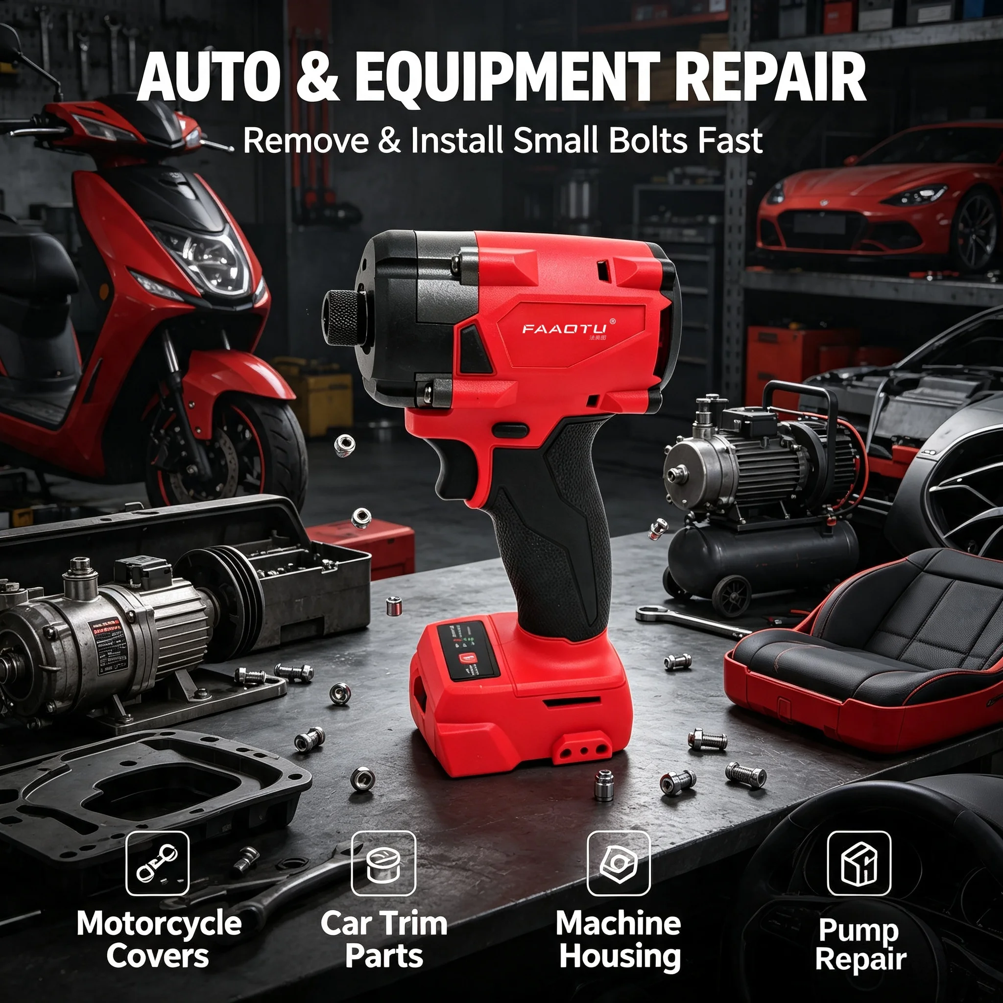 FAAOTU 18V Cordless Electric S - đánh giá và giá Home Improvement In