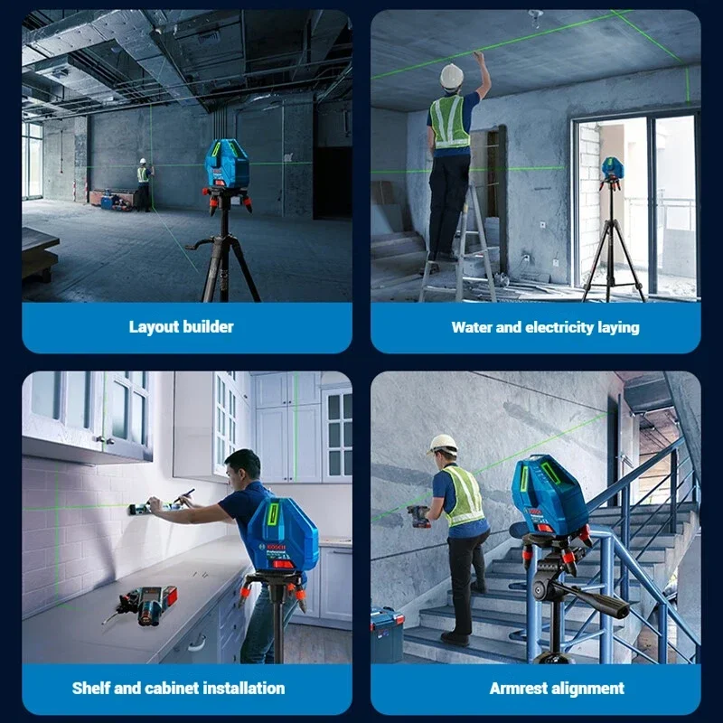 Bosch GLL 50-15 XG Green Laser - đánh giá và giá Level Laser Line