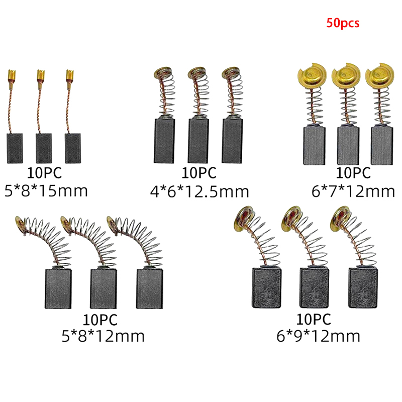 50pcs Carbon Brush Replacement - đánh giá và giá Home Improvement Kit