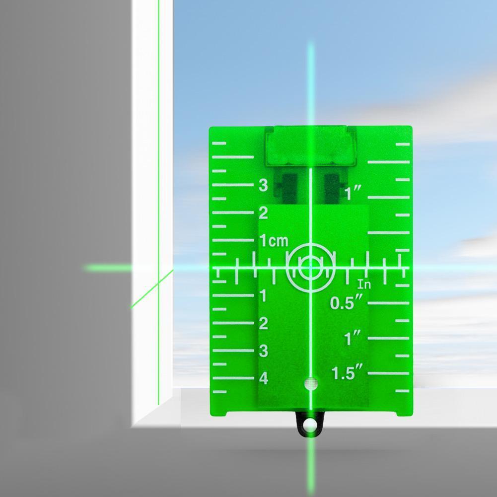 Target Card Plate for Green Re - đánh giá và giá Level Laser Line