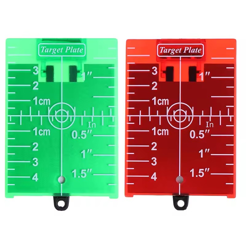 Red/green Target Plate Card Wi - đánh giá và giá Level Laser Line