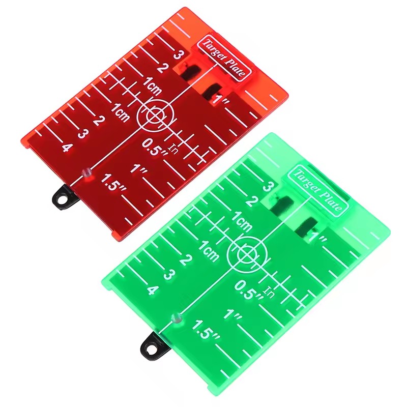 Red/green Target Plate Card Wi - đánh giá và giá Level Laser Line
