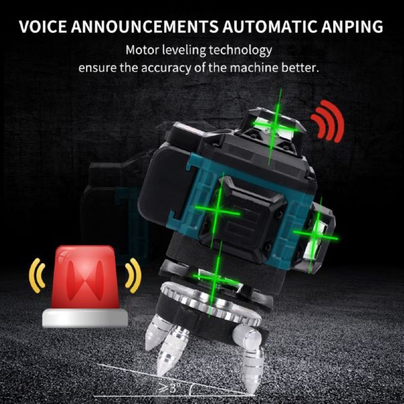 Digital 16 Line 4d Green Whole - đánh giá và giá Level Laser Line